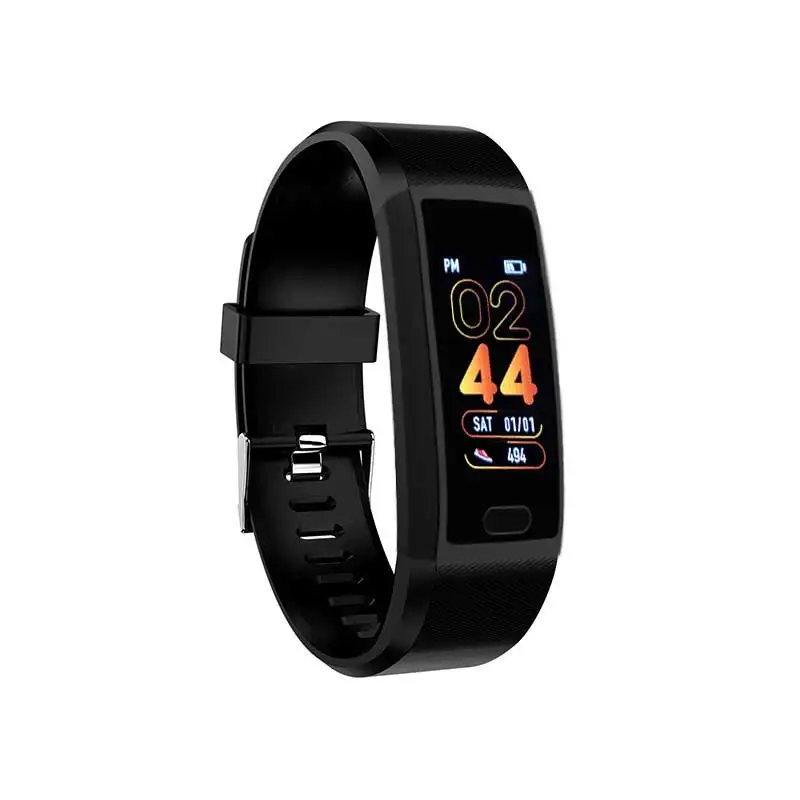 

Bakeey 118 Plus 1.14inch IPS Color Screen bluetooth Smart Band Heart Rate Blood Pressure O2 Monitor USB Direct Charger Wristband