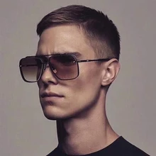 FEISHINI золотые мужские Солнцезащитные очки женские брендовые Серые Ретро полуоправы знаменитостей солнцезащитные очки мужские модные очки Очки классные