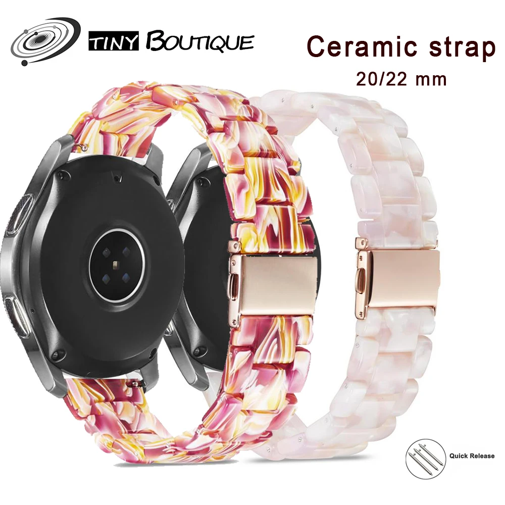 Women Watch strap 20 22mm for samsung galaxy gear s3 watch band strap correa Galaxy 42/46mm Active 2 1 huawei gt Quick Release