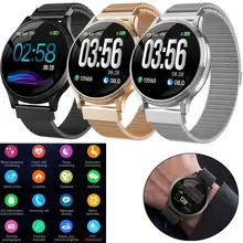 Мужские Женские умные часы Bluetooth умные часы мониторинг сердечного ритма сна телефон мат для samsung iPhone huawei Xiaomi OnePlus
