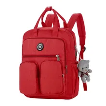 Litthing, Модный женский рюкзак, водонепроницаемый, нейлон, мягкая ручка, Одноцветный, много карманов, для путешествий, на молнии, школьные сумки, дропшиппинг