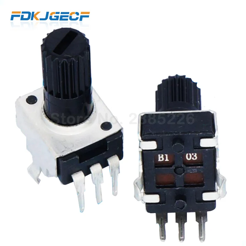 

10pcs Rv09 Vertical 12.5mm Shaft 1k 2k 5k 10k 20k 50k 100k 0932 Adjustable Resistor 9 Type 3pin Seal Potentiometer