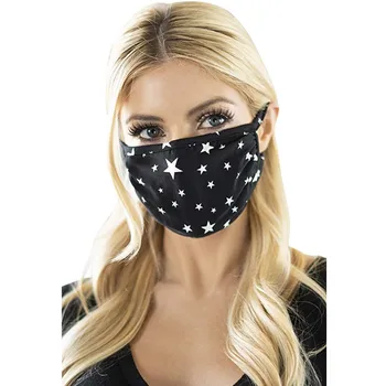

Adult Washable Floral Printed Adjustable Cotton Breathable Dust Proof Cotton Maskers Windproof Foggy Haze Pollution Mascarillas