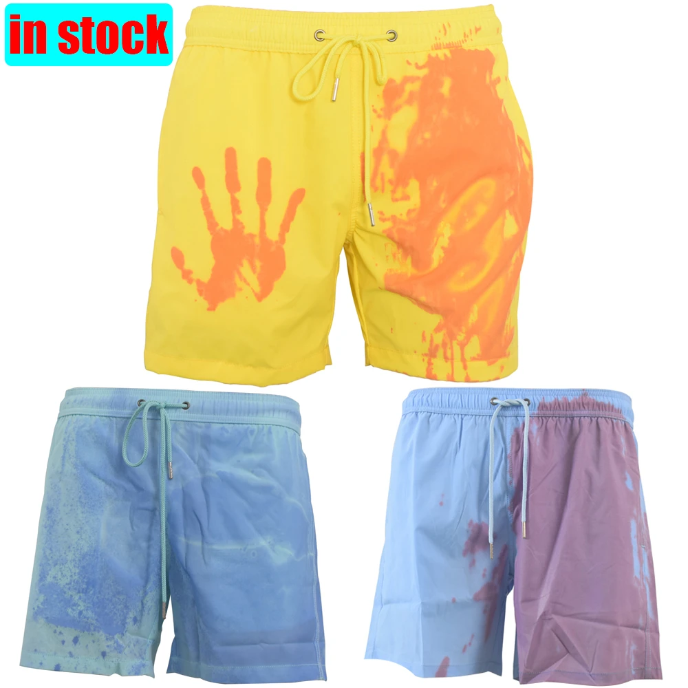 Magic Change Pantalones cortos de playa para bañadores de secado y de cambio mágico para la playa, diferentes colores tallas|Pantalones cortos de y playa| - AliExpress