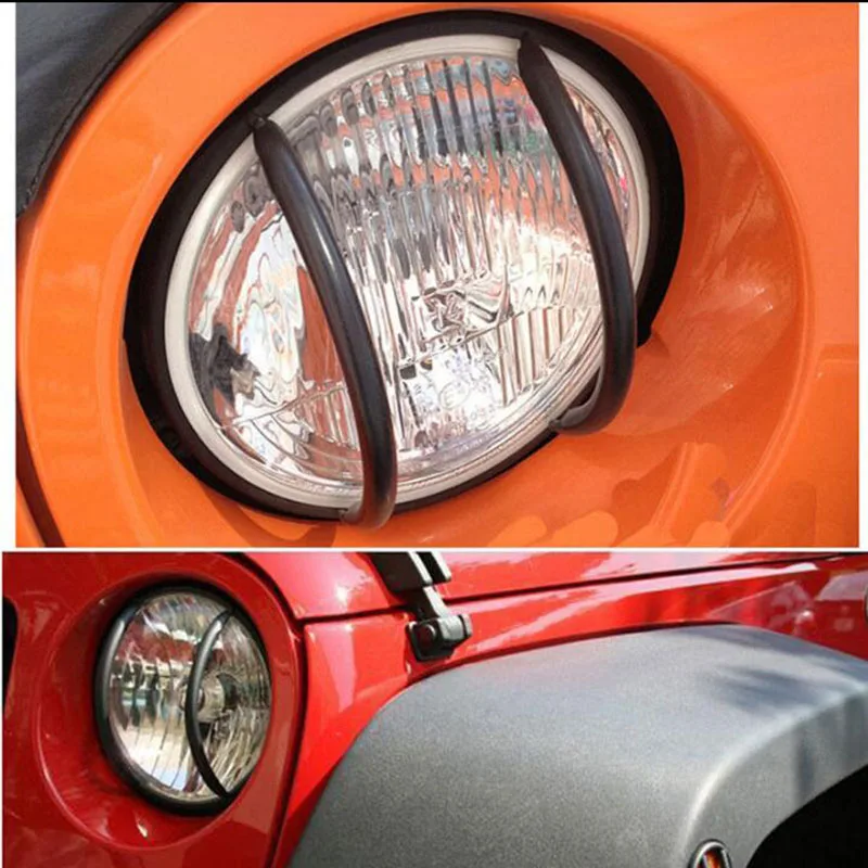 Набор насадок на черный светильник для Jeep Wrangler JK 07 17 8 комплектов 7 дюймовый