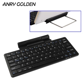 

ANRY All in One Wireless Bluetooth Keyboard With Holder For Iphone,Ipad 2/3/4,Ipad mini,Galaxy S3,Galaxy Note2, 10.1 Tablet