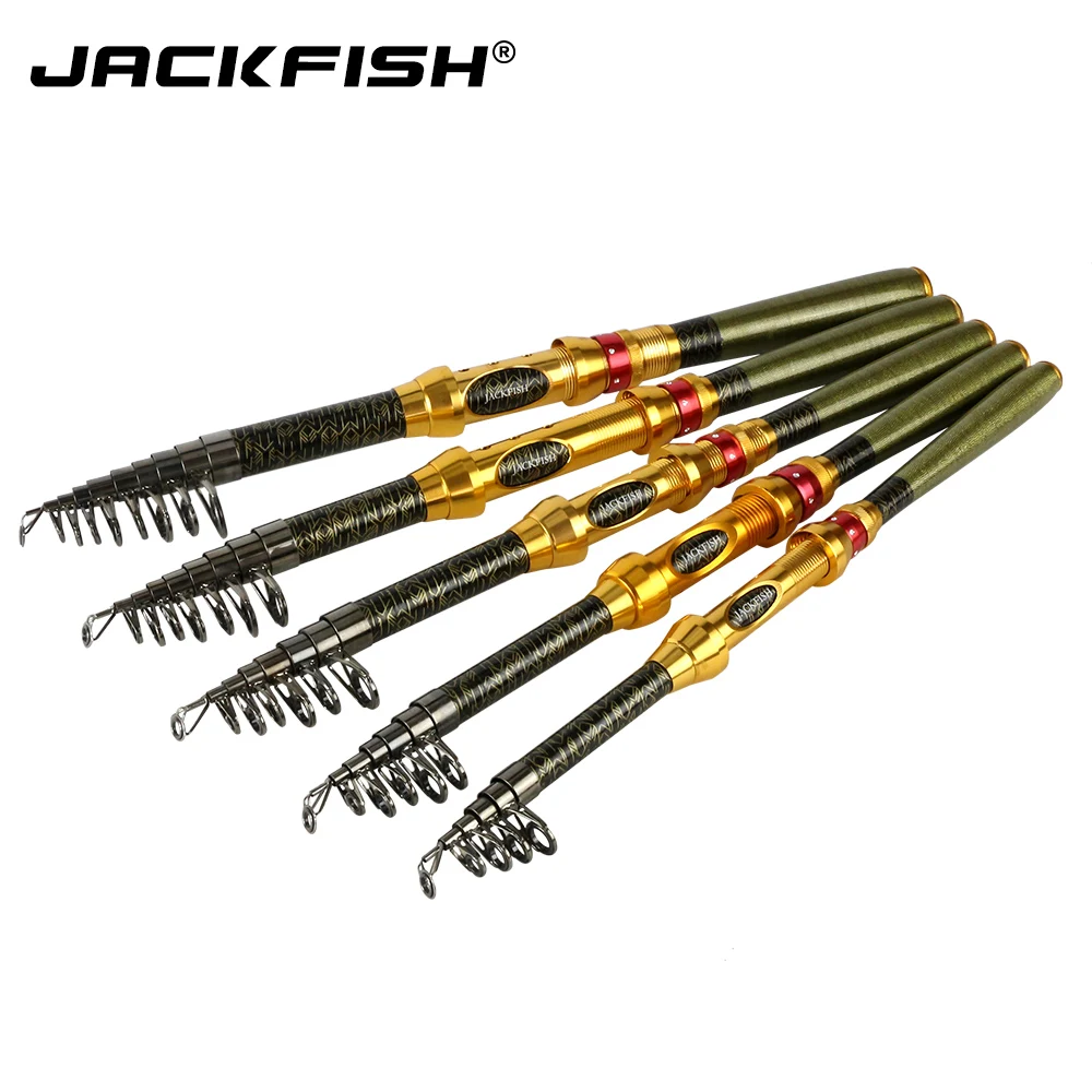 JACKFISH карповая удочка 99% карбоновая портативная телескопическая спиннинг ручная