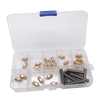 

1 Set Brass Nozzle Extruder Head DIY Kit with Screws Nozzle Throat for 3D Printer VDX99