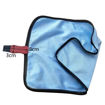

Newest 40*30CM 2 in 1 Car Wash Towel Absorbent Double-sided Fleece With Shovel K1KE