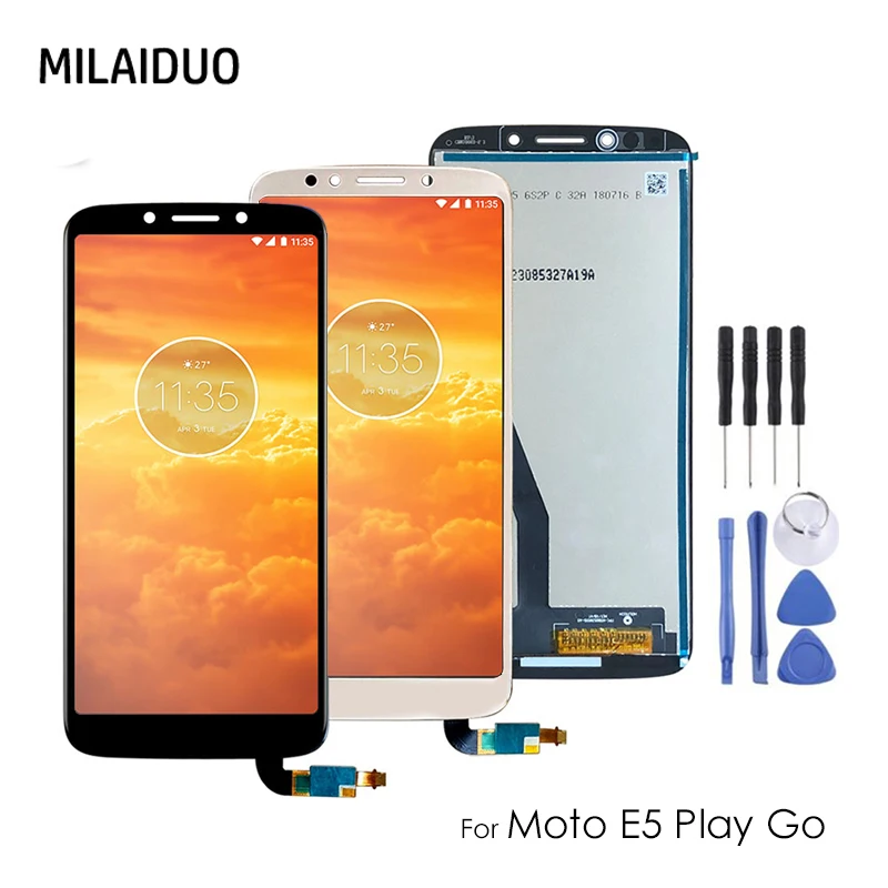 ЖК-дисплей для Moto E5 Play Go XT1921 XT19218PP lcd Motorola 5 84 &quotкодирующий преобразователь