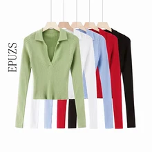 Летняя женская рубашка поло Женская Длинная с коротким рукавом белый однотонный короткий рубашки поло mujer уличная