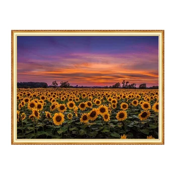 

Meian Sunflower full square diamond 5D DIY Diamond art 3D Diamond painting Kit cross stitch diamond mosaic photo home decor