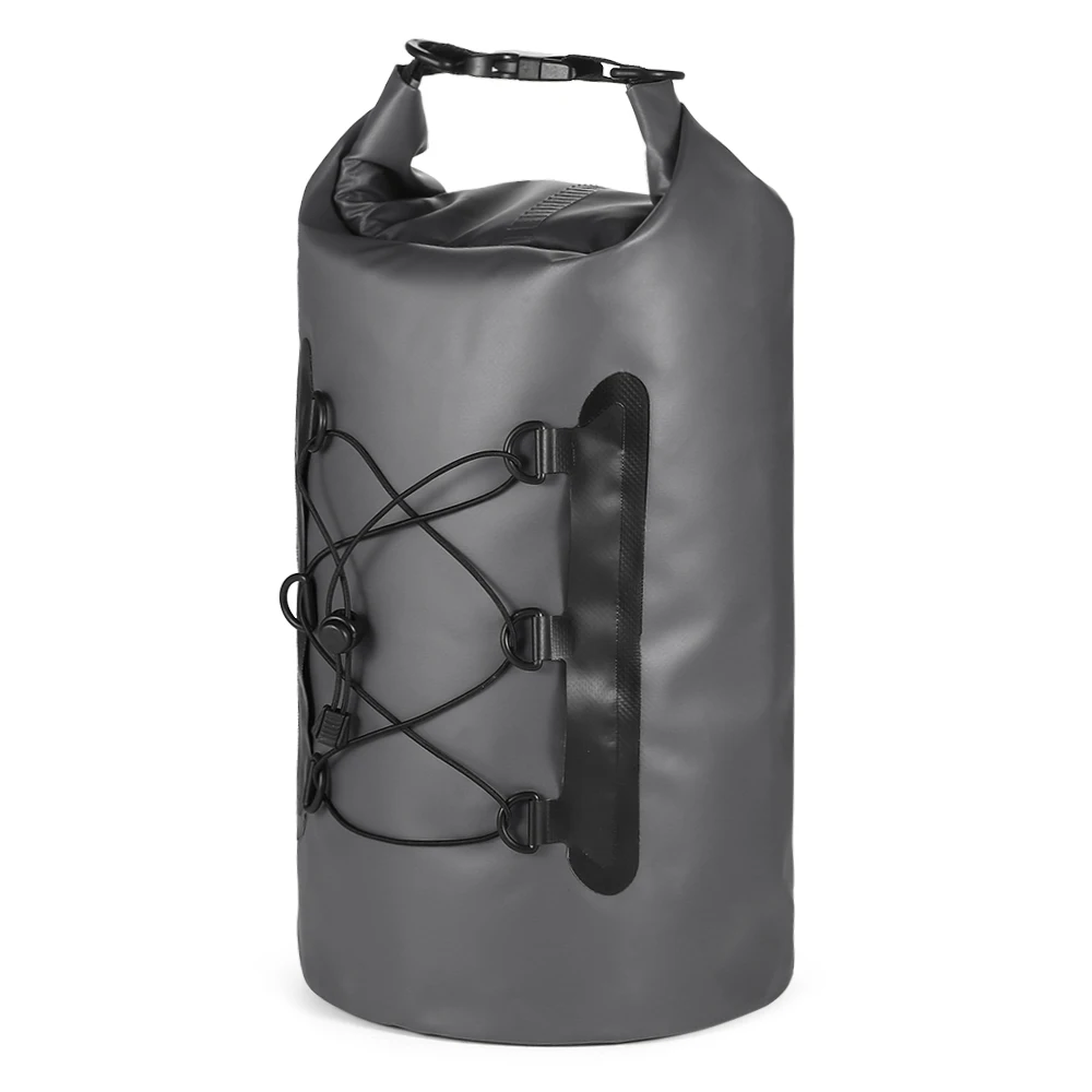 15L водостойкая сумка из ПВХ с чехлом для телефона, водонепроницаемый рюкзак для плавания, походная сухая сумка, рулон, топ, сухой мешок для катания на лодках, рыбалки, серфинга