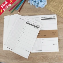 Ежедневный еженедельник планировщик времени Памятка планировщик Органайзер школьные офисные принадлежности 21*28,5 см