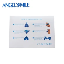 Moldes de silicone de rosto de sorriso, kit de molde dental para impressão dental, bandeja dental, 5 peças, dropshipping
