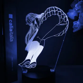 

Anime Zero Two 3d Lamp Figure Nightlight Kids Child Girls Manga Gift Night Light Lamp Darling In The Franxx