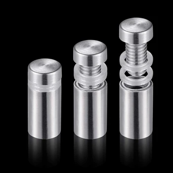 

48 Packs Sign Standoff Screws Advertising Screws Stainless Steel Wall Standoff Mounts Glass Acrylic Nail for Glass Artwork