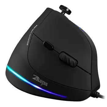 

ZELOTES C-18 Vertical Wired Mouse 10000DPI Adjustable Optical Gaming USB Wired Vertical Mouse 12 Programmable Buttons Mouse