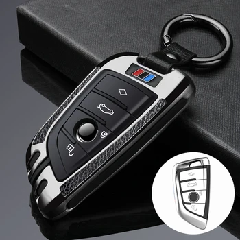 

Leather paste zinc alloy car key case cover for BMW X1 X3 X6 F16 G30 G11 F48 F39 X5 F15 E53 X1 F48 X3 E83 X4 G30 F10 F31 F30 E30