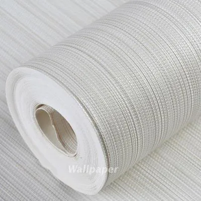 Creamy White 08285 Текстурированная однотонная цветная трубочка Современная Настенная бумага s горизонтальная искусственная Grasscloth Моющийся Винил вертикальная полоса настенная бумага рулоны - Цвет: Creamy White 08285