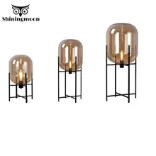 Светодиодный напольный светильник из скандинавского стекла, современный напольный светильник, отдельно стоящие лампы для гостиной, Европейской спальни, ресторанного декора, Vloerlamp