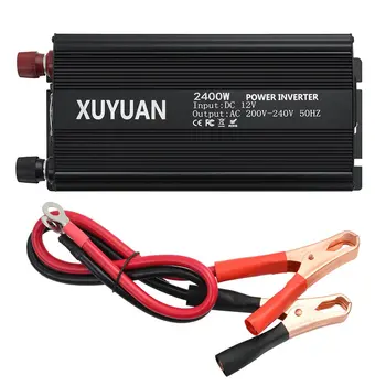 

Pure Sine Wave Inverter DC 12v/24v To AC 110V/220V 1000W Max 2000W Voltage Transformer Power Converter Solar Car Inverter