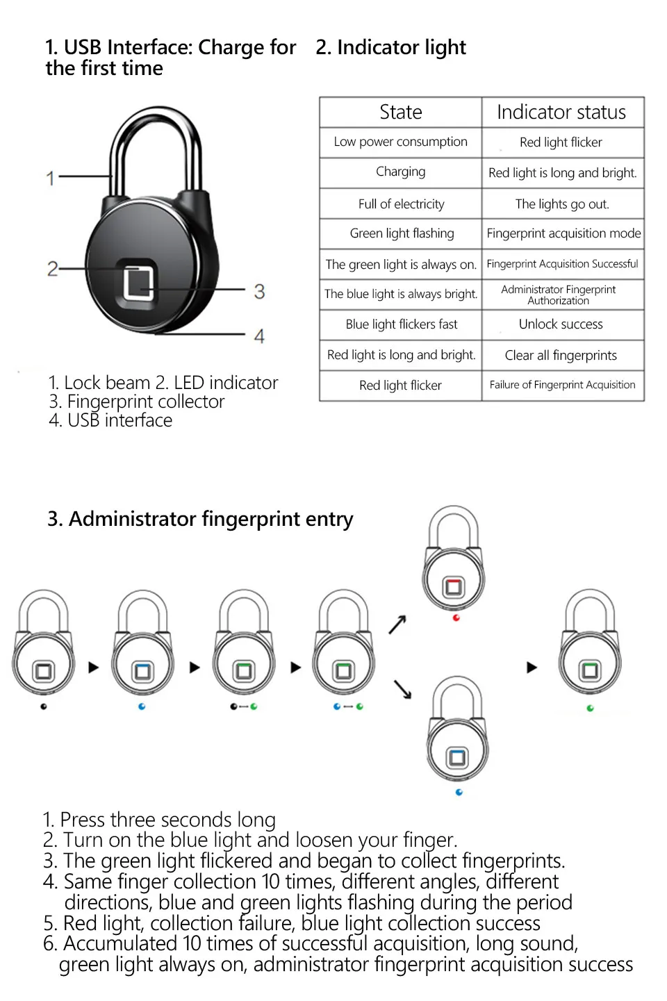 Xiaomi Youpin Bluetooth Смарт-замок отпечатков пальцев водонепроницаемый открытый электронный тренажерный зал для дома и офиса путешествия замок для чемодана с паролем