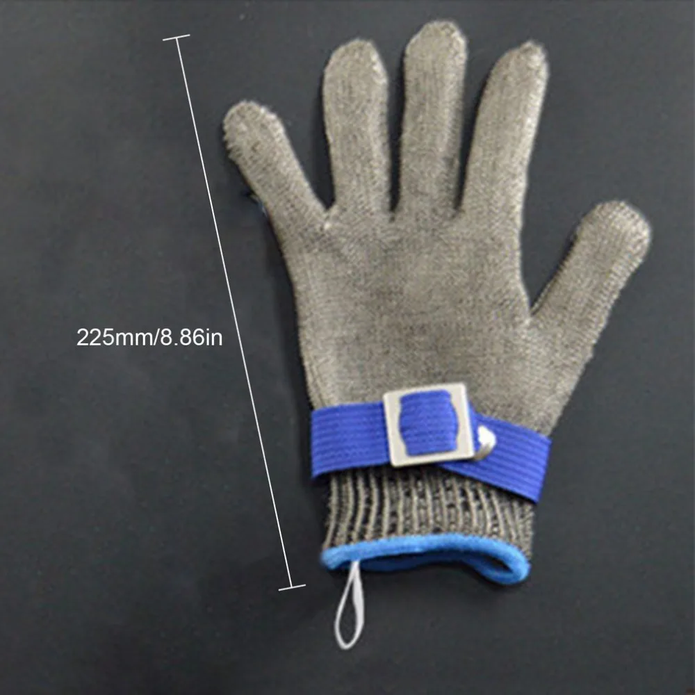 Level 5 Protection Anti-cut Gloves Safety Cut Proof Stab Resistant Stainless Steel Wire Metal Mesh Butcher Safety Work Gloves