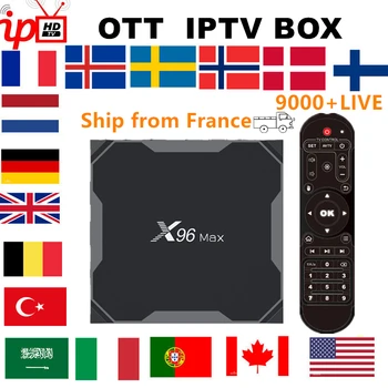 

X96 MAX IPTV Android 8.1TV box smart android TV box 4k Iptv subscription for Europe Poland, Czech Republic, Ukraine, Moldova