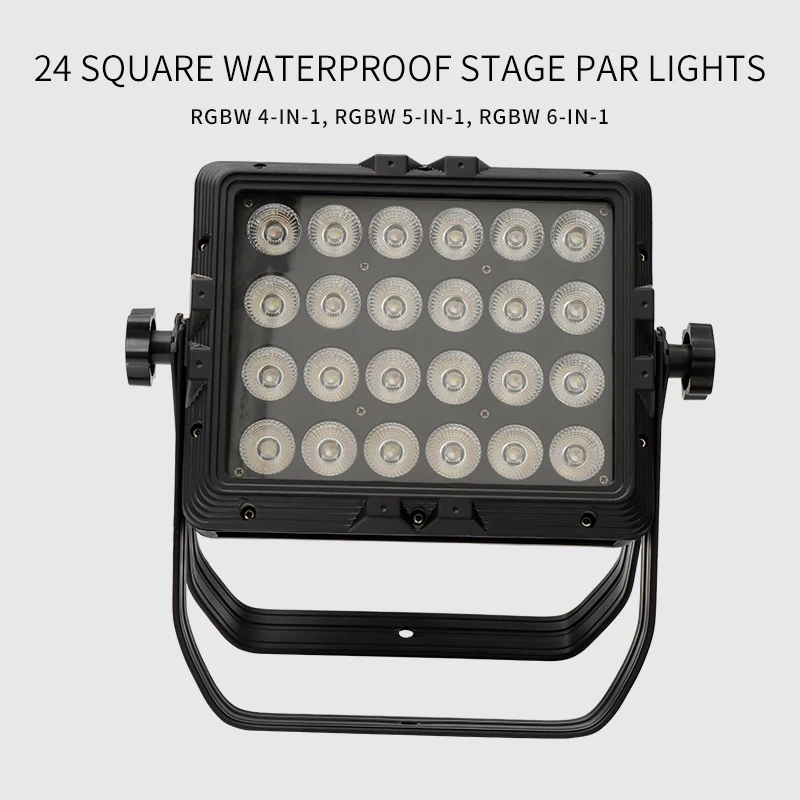 IP65 водонепроницаемая настенная шайба 24x18 Вт RGBWA UV 6in 1/RGBW 4in 1/RGBWA 5in1 светодиодный