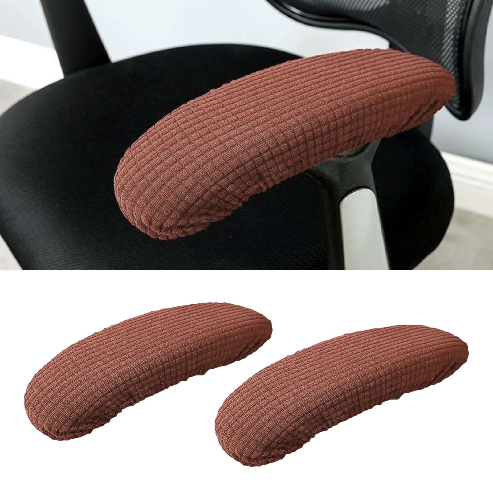 Stretch Chair Armrest Covers Office Computer Armchair Arm Protector 6 Colors
