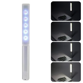 

Adjustable Brightness Remove Mites UV Disinfection Lamp Home Office Germicidal Light Business Travel USB Rechargeable