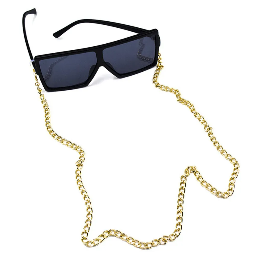 Модная цепочка для солнцезащитных очков, держатель для женских золотых металлических очков, аксессуары для одежды, солнцезащитные очки в стиле панк, цепочка на шею, фирменный дизайн Para Gafas