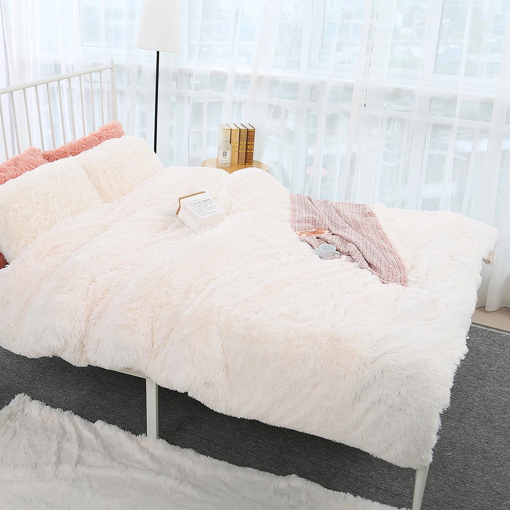 Нордическое супер мягкое мохнатое меховое плюшевое одеяло Двухслойное Коралловое одеяло пушистое уютное с пушистой шерпой пледы одеяло s кровать диван подарок