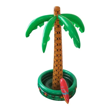 

180x72cm Beer Whiskey Party Buffet Sand Beach Home Coconut Tree PVC Garden Bar Drinks Container Inflatable Ice Bucket Yard