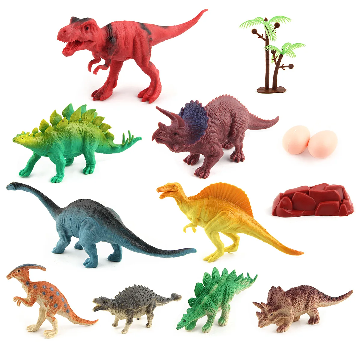 

Place of Origin Supply of Goods Dinosaur Era 9 Pieces Garage Kit Scene Static Toy Set Dinosaur Model