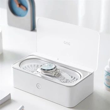 

Ultrasonic Cleaner Portable Jewelry Glasses Cleaning Machine High Frequency Vibration for Homecare Office School Easy Cleaning