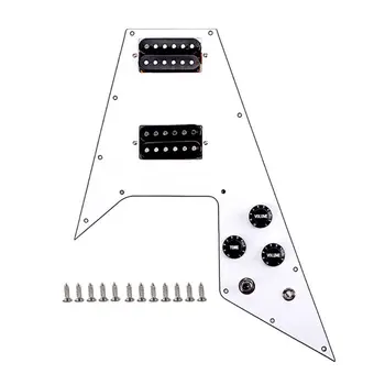 

1 Set 3 Ply Scratch Plate Pickup Pickguard Guitar Parts for Bass NEW