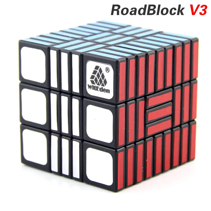 WitEden RoadBlocked/червоточина/AI бинт волшебный куб v1/v2/v3 профессиональная скоростная головоломка антистресс Развивающие игрушки для детей - Цвет: RoadBlock V3