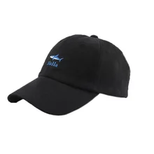 Мужская бейсболка из хлопка, весенне-Летняя женская бейсболка в стиле хип-хоп, Повседневная Черная кепка с изображением акулы, кепка для мужчин