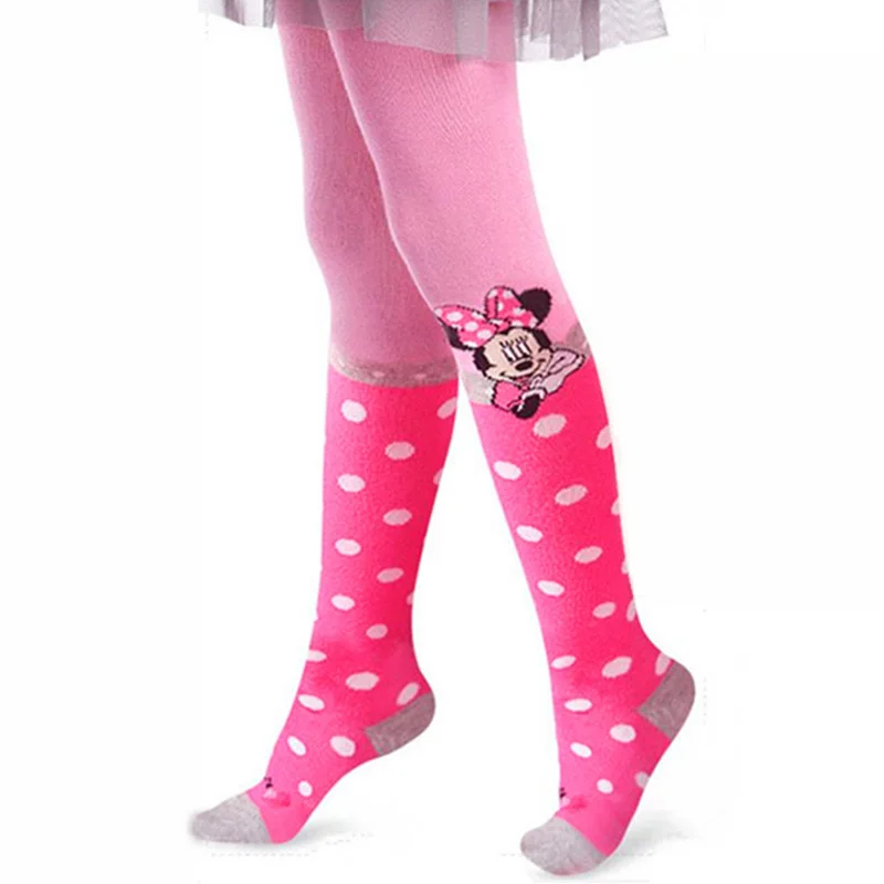 Disney Girls Tights Dot Cute Cartoon 