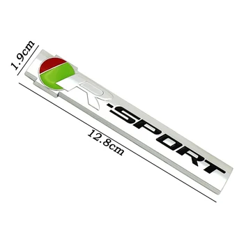 

10pcs Car Styling 3D R-SPORT Stickers Metal Car Rear Emblem Badge Sticker For Jaguar XK XF XJ XFR F-Type XJS Cars Accessories