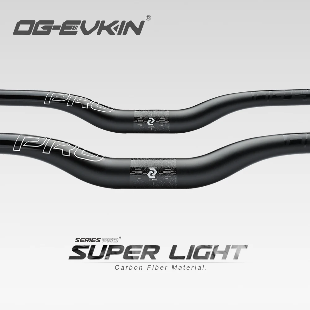OG-EVKIN HB-014 Riser Bar 740MM Mtb Carbon Handlebar Matte UD Handlebars For Bicycles Bike Bicycle Parts | Спорт и развлечения