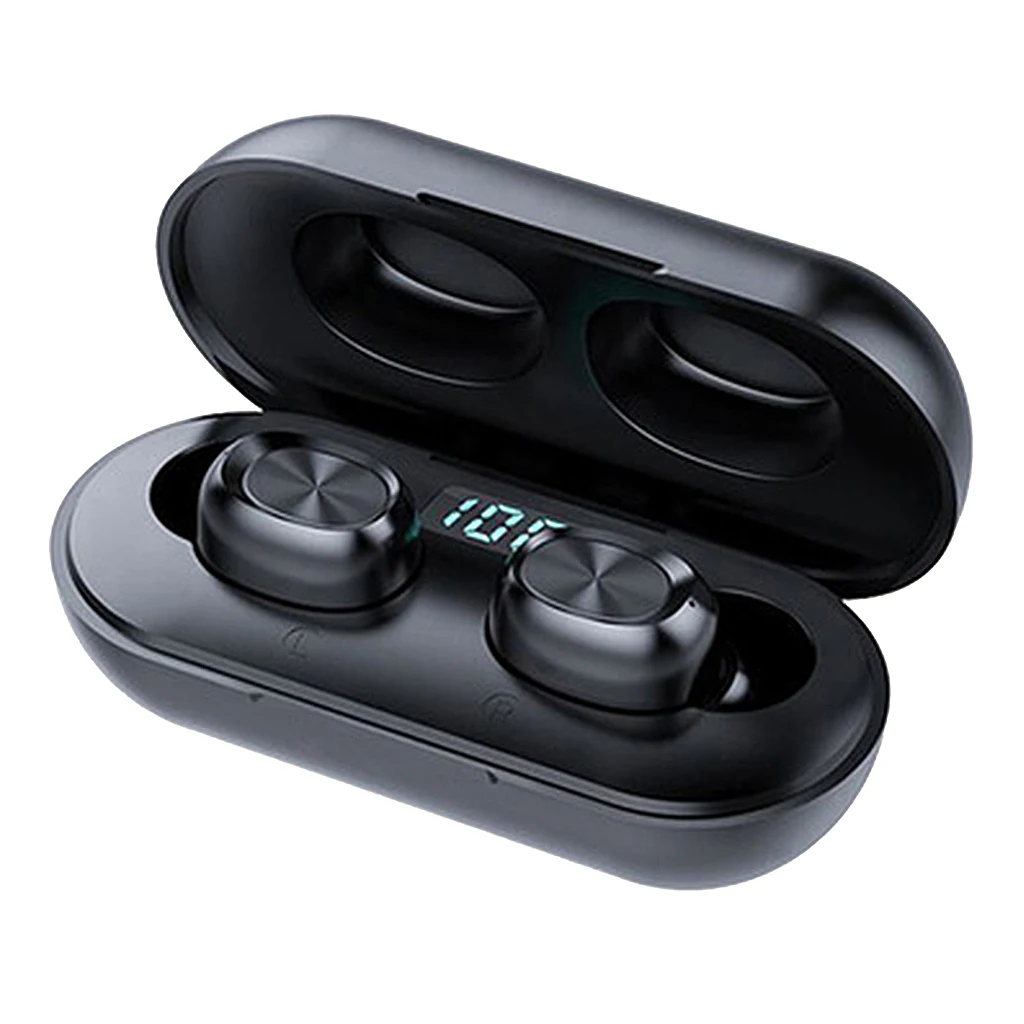 Bluetooth Wireless Earbuds, B5 TWS Wireless Earbud Headphones in-Ear Earphones with Charging Case