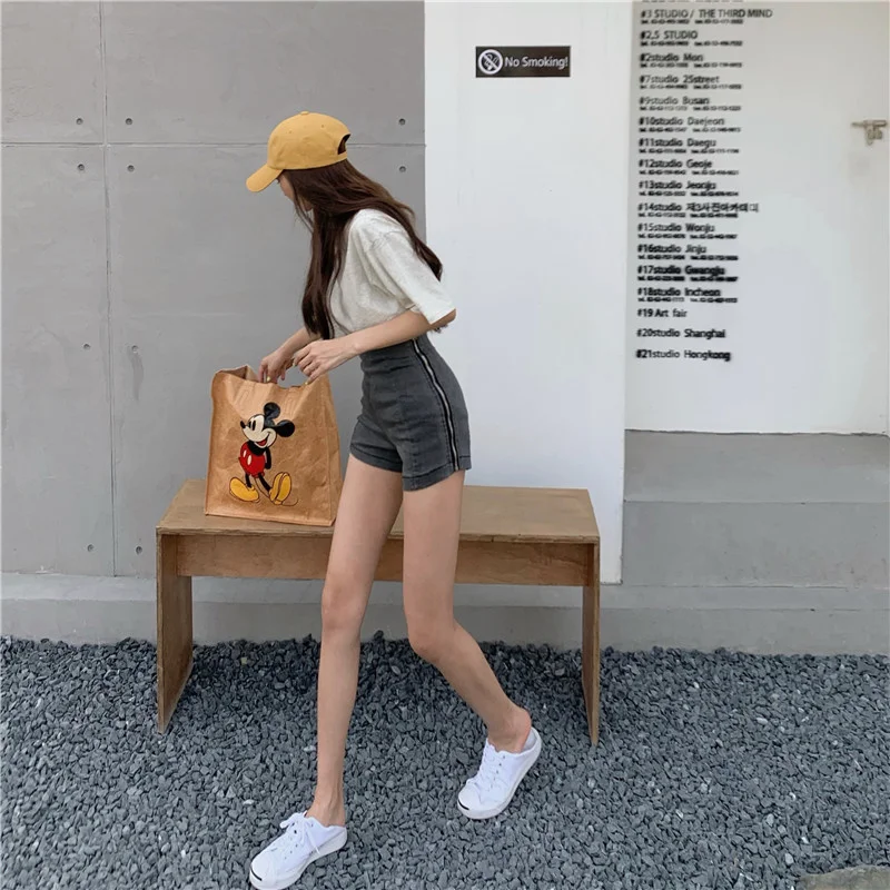 2021 New Sexy Fashion Women Ladies Denim Skinny Shorts High Waist Stretch Bodycon Jeans Slim Shorts Stretch Short Jeans