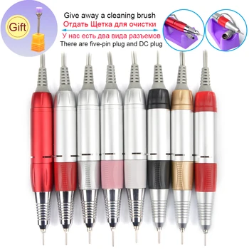

35000 RPM Professional Electric Nail Art Drill Handle Manicure Pedicure Machine Pen Handpiece Tools DC Plug /Five Pin Plug