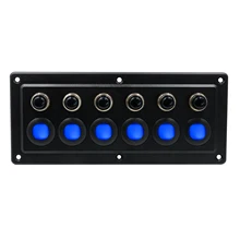 Высокое качество 6 способ одним касанием Панель модернизации Управление с переключатель для шины автомобиля яхта кабины и т. д. 12-24V Универсальный