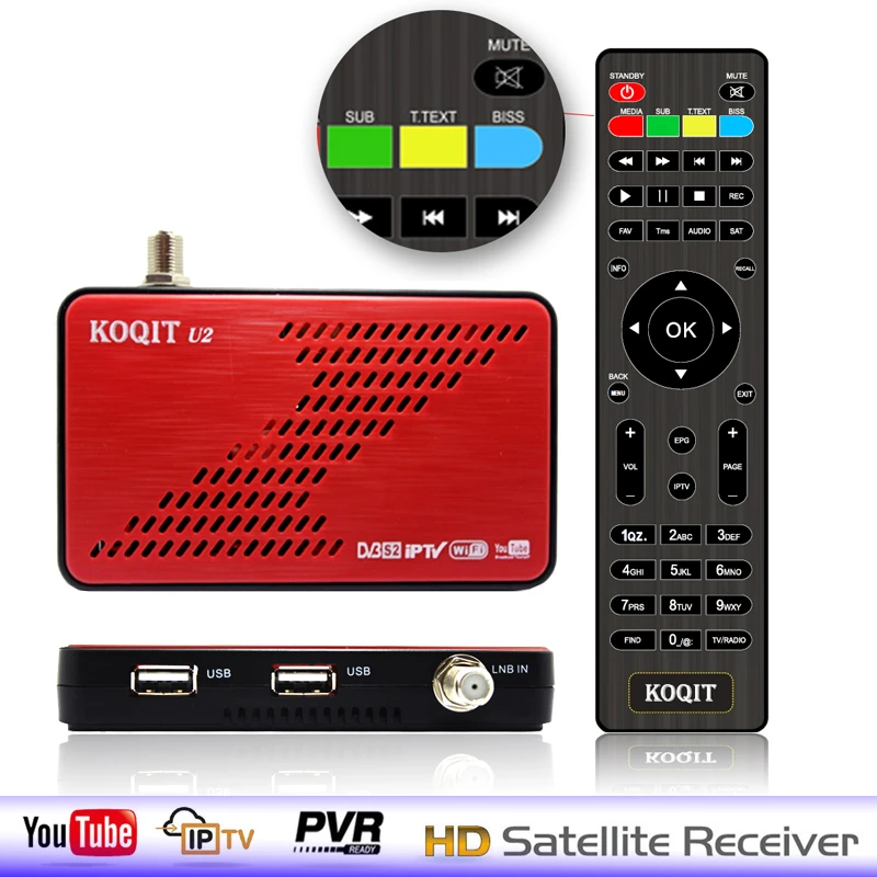 Mini satellite receiver tv decoder fta 