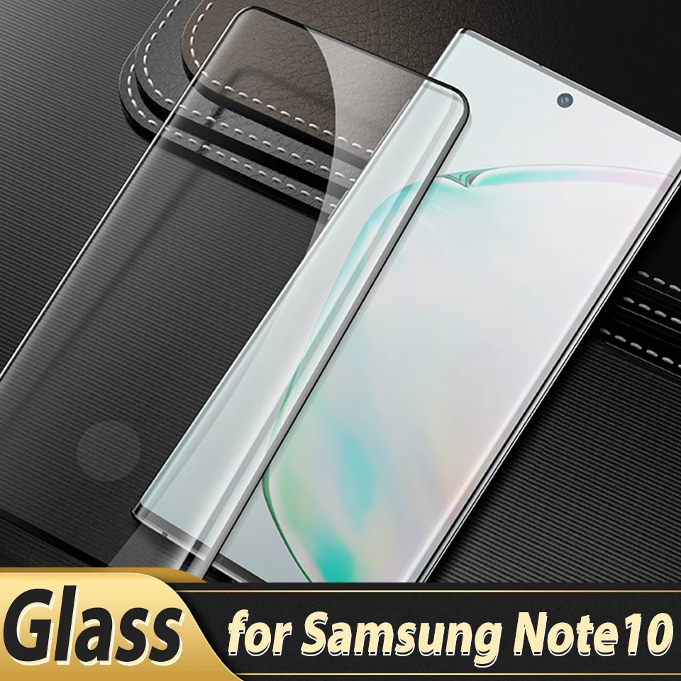 Tempered Glass For Samsung Galaxy note 10 Screen Protector Full Curved Edge Protective Glass For Samsung note 10 Plus+ Pro 5G