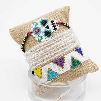 

MIYUKI Bracelet Bead Loom Handwoven Bileklik Boho Chic Style Summer Jewelry Pulseras Mujer 2019 Handcrafted Jewels DIY